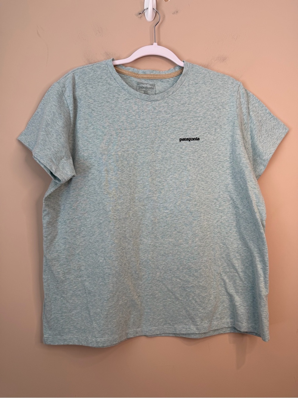 PATAGONIA P-6 LOGO RESPONSIBILI-TEE Women’s XL Blue D27